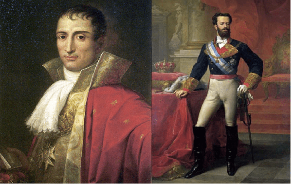 José Bonaparte y Amadeo de Saboya